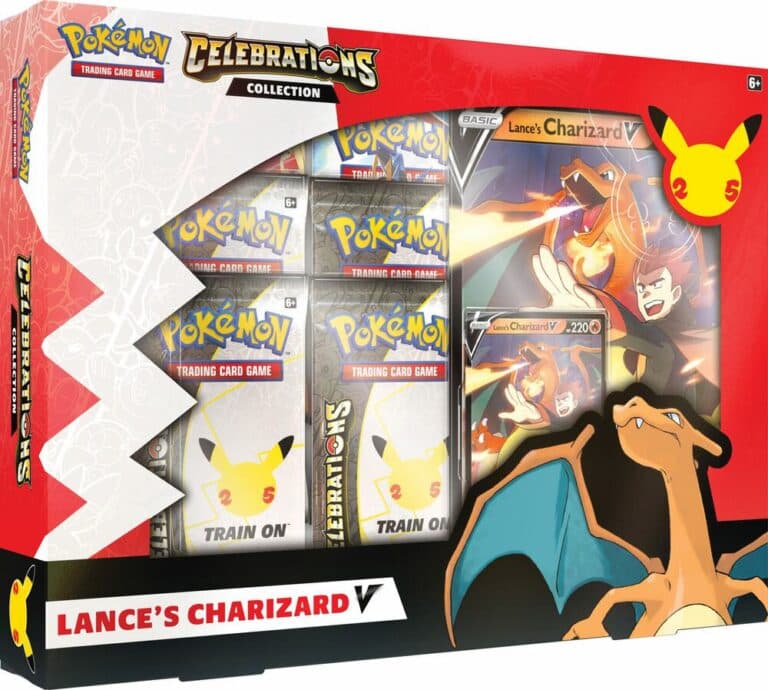 Pokemon Lance’s Charizard V Celebrations Collection